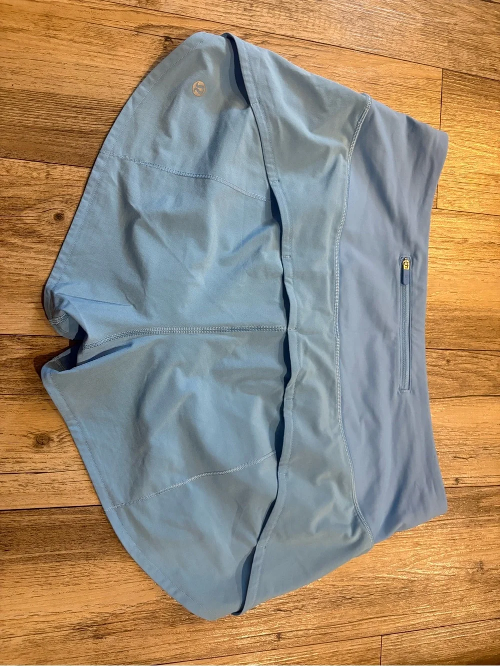 Lululemon size 10 speed up high rise Pool Party Blue Women's Athletic Shorts - Picture 3 of 5